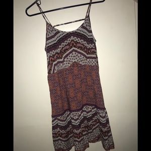 Flowy patterned dress